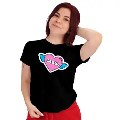 GENERICO - Polera Mujer I Love K Pop K Dramas Seoul D17