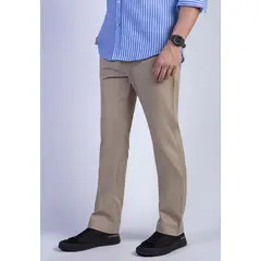FEROUCH - Pantalon Twill Regular L/31 Beige