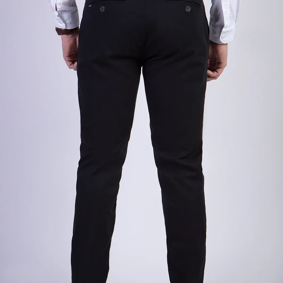 FEROUCH - Pantalon Twill Slim /33 Negro Ferouch