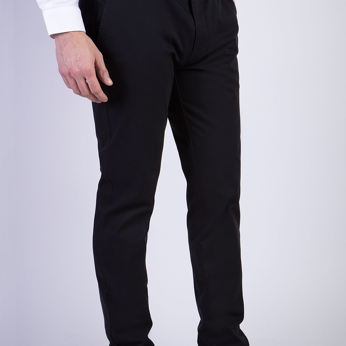 FEROUCH - Pantalon Twill Slim /33 Negro Ferouch