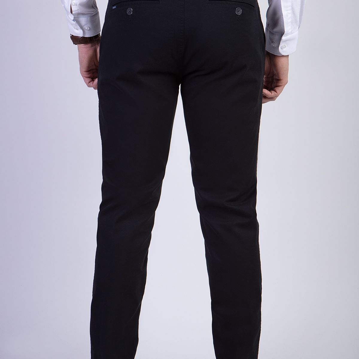 FEROUCH - Pantalon Twill Slim /33 Negro Ferouch