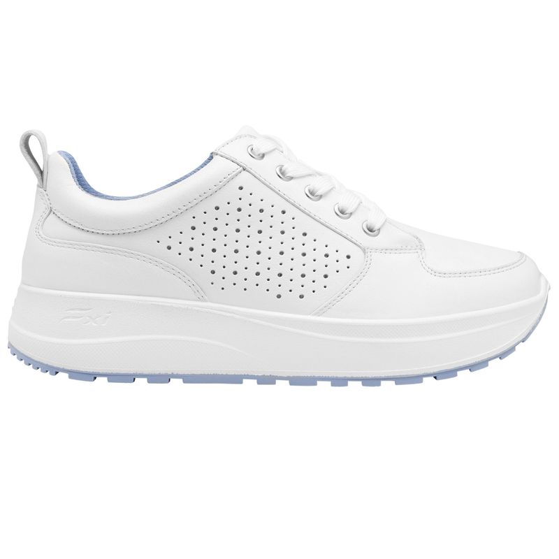 FLEXI - Zapatilla Mujer Cuero Atsiri Blanco Flexi