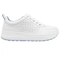 FLEXI - Zapatilla Mujer Cuero Atsiri Blanco