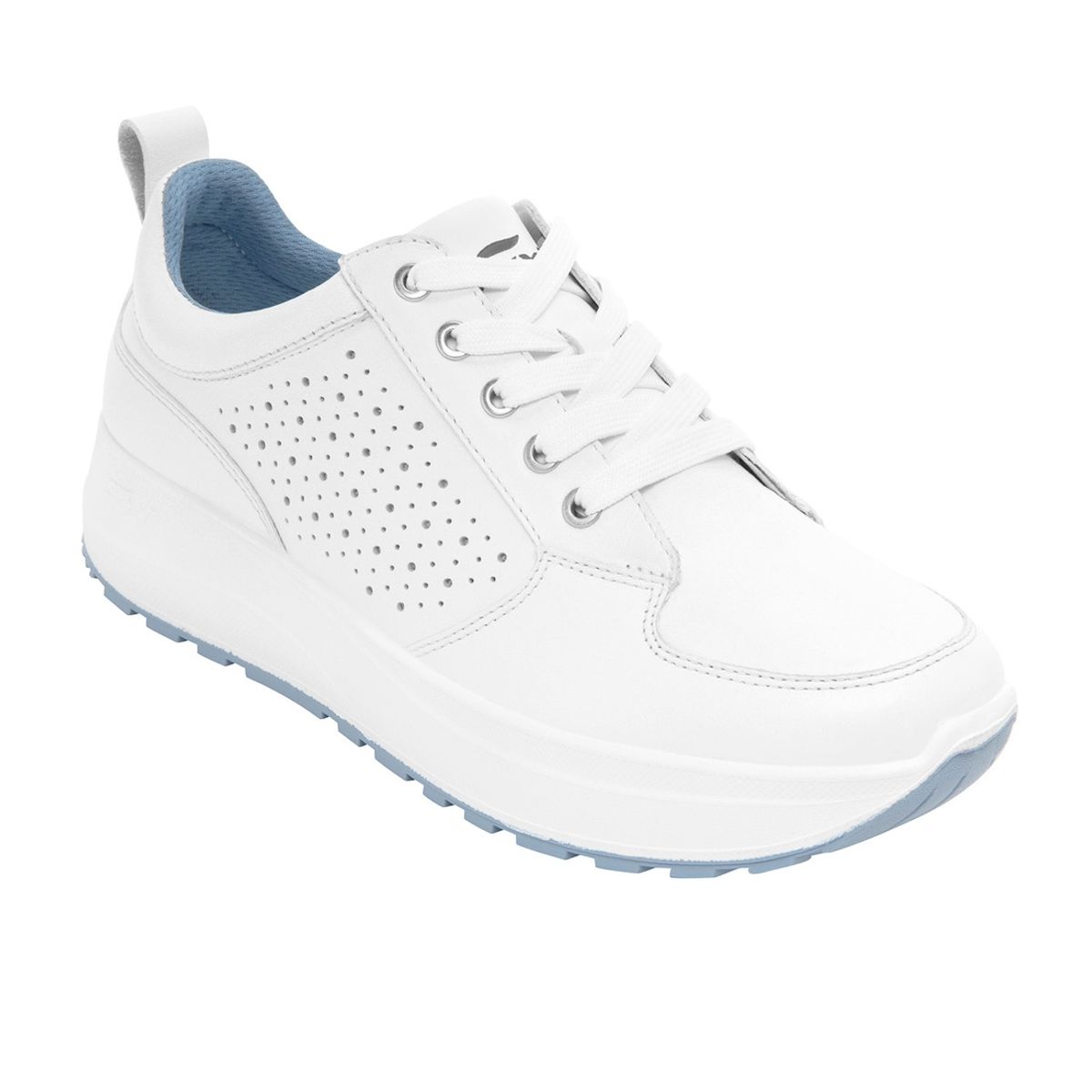FLEXI - Zapatilla Mujer Cuero Atsiri Blanco Flexi