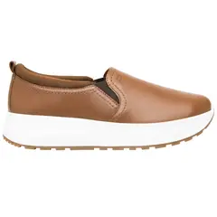 FLEXI - Zapatilla Mujer Cuero Atsiri Café