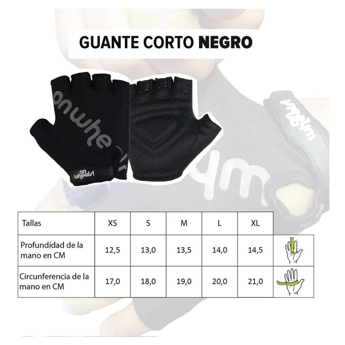 ONWHEELS - Guantes De Ciclismo Cortos On Wheels Nuevos ONWHEELS