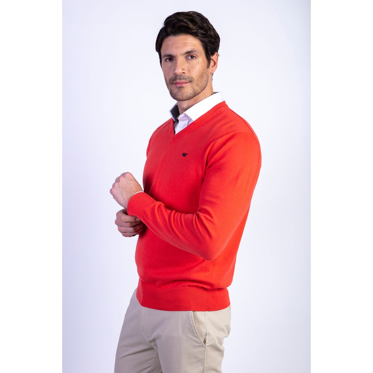FEROUCH - Sweater Smart Casual Ls Rojo Ferouch