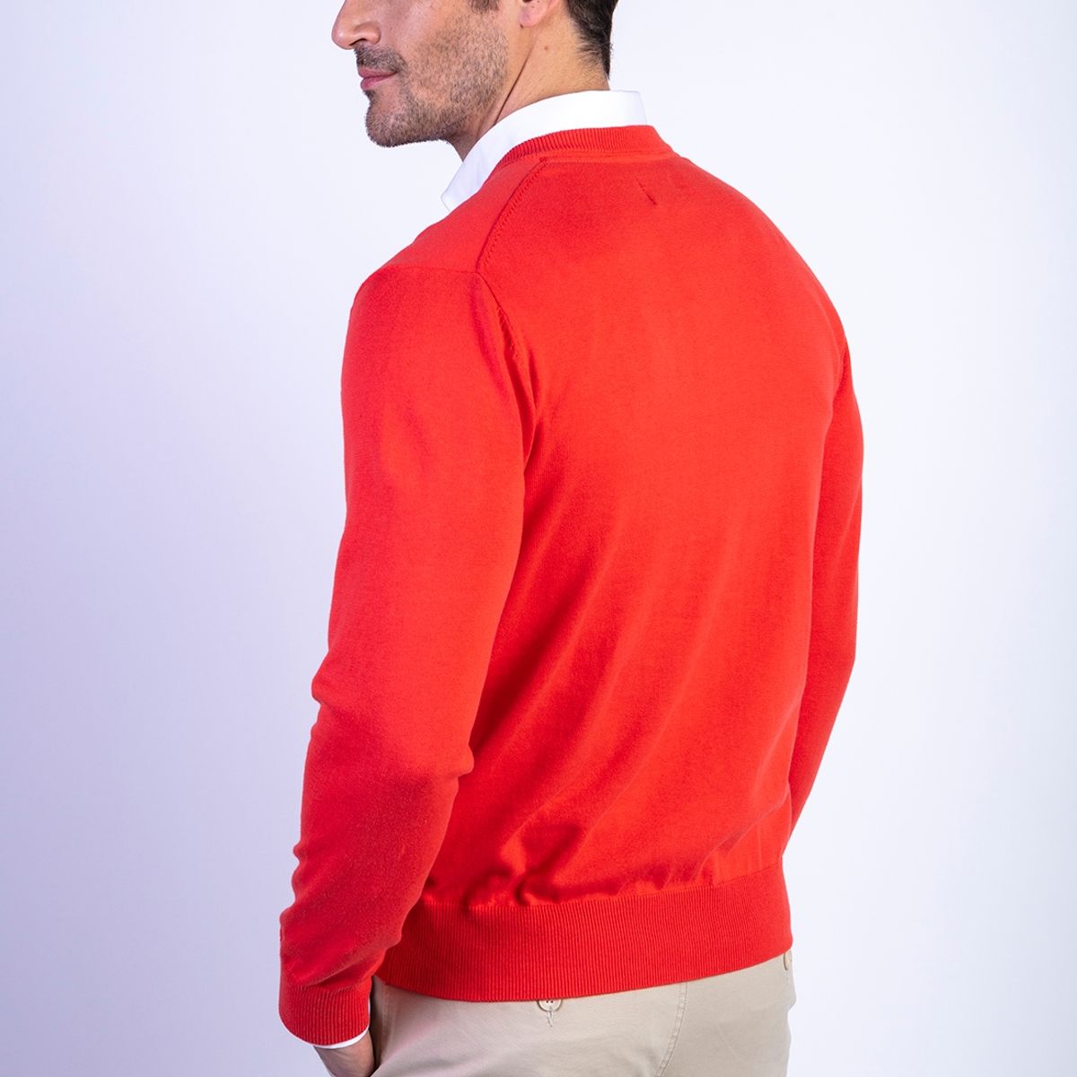 FEROUCH - Sweater Smart Casual Ls Rojo Ferouch