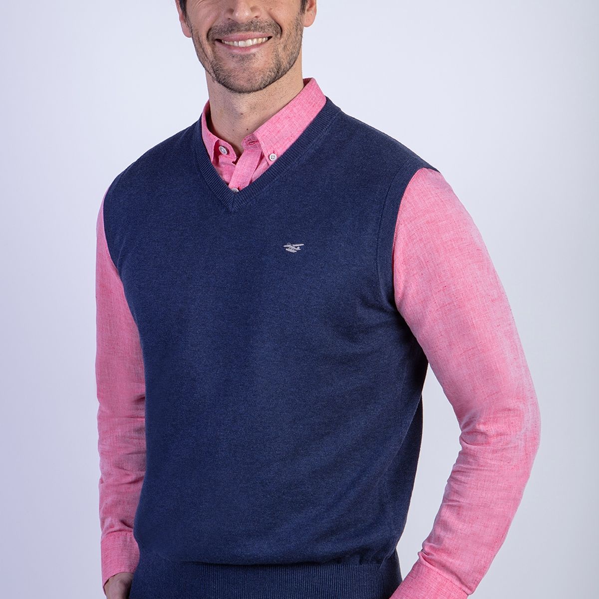 FEROUCH - Sweater Smart Casual W/S Azul Ferouch