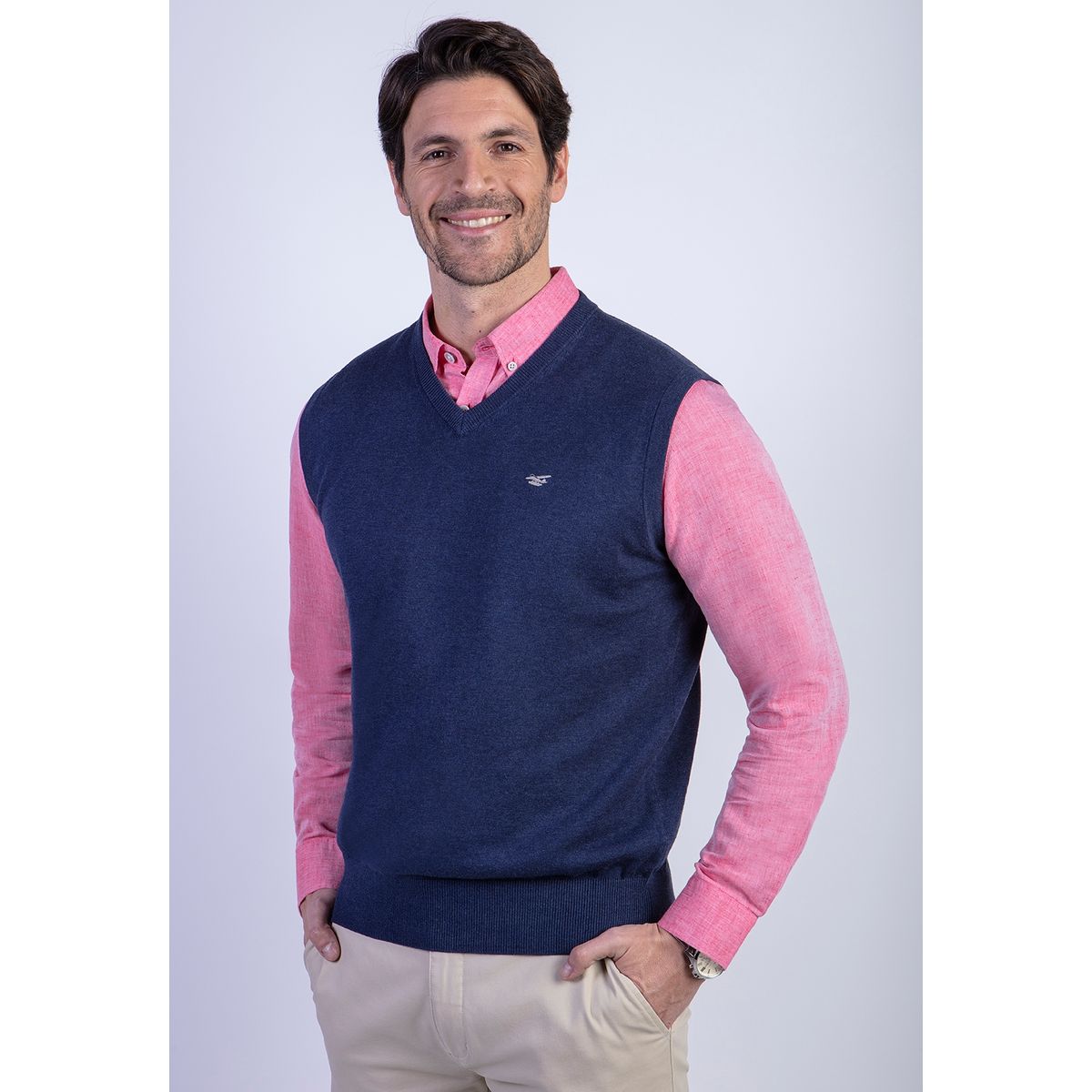 FEROUCH - Sweater Smart Casual W/S Azul Ferouch
