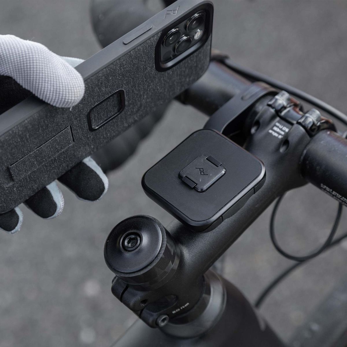 PEAK DESIGN - Soporte Frontal Bicicleta para Funda de Teléfono Peak Design