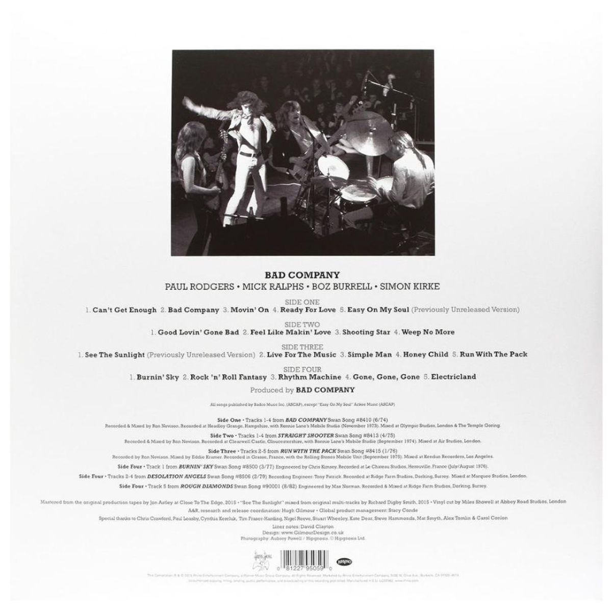 HITWAY MUSIC - BAD COMPANY - ROCK N ROLL FANTASY VERY BEST OF (2LP) - VINILO HITWAY MUSIC