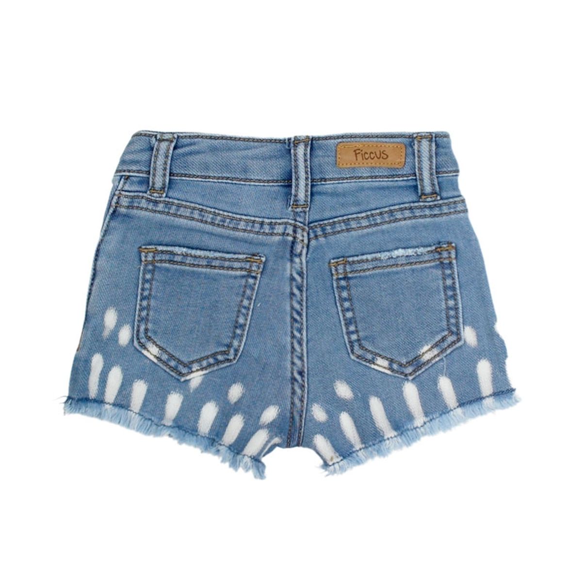 FICCUS - Short Bebé Niña Oasis Celeste