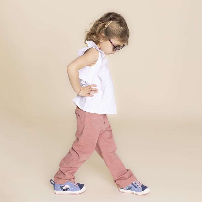 HUSH PUPPIES - Zapatilla Go Wild [19-29] Celeste Niña HUSH PUPPIES