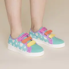 HUSH PUPPIES - Zapatilla Olivia [30-35] Celeste Niña