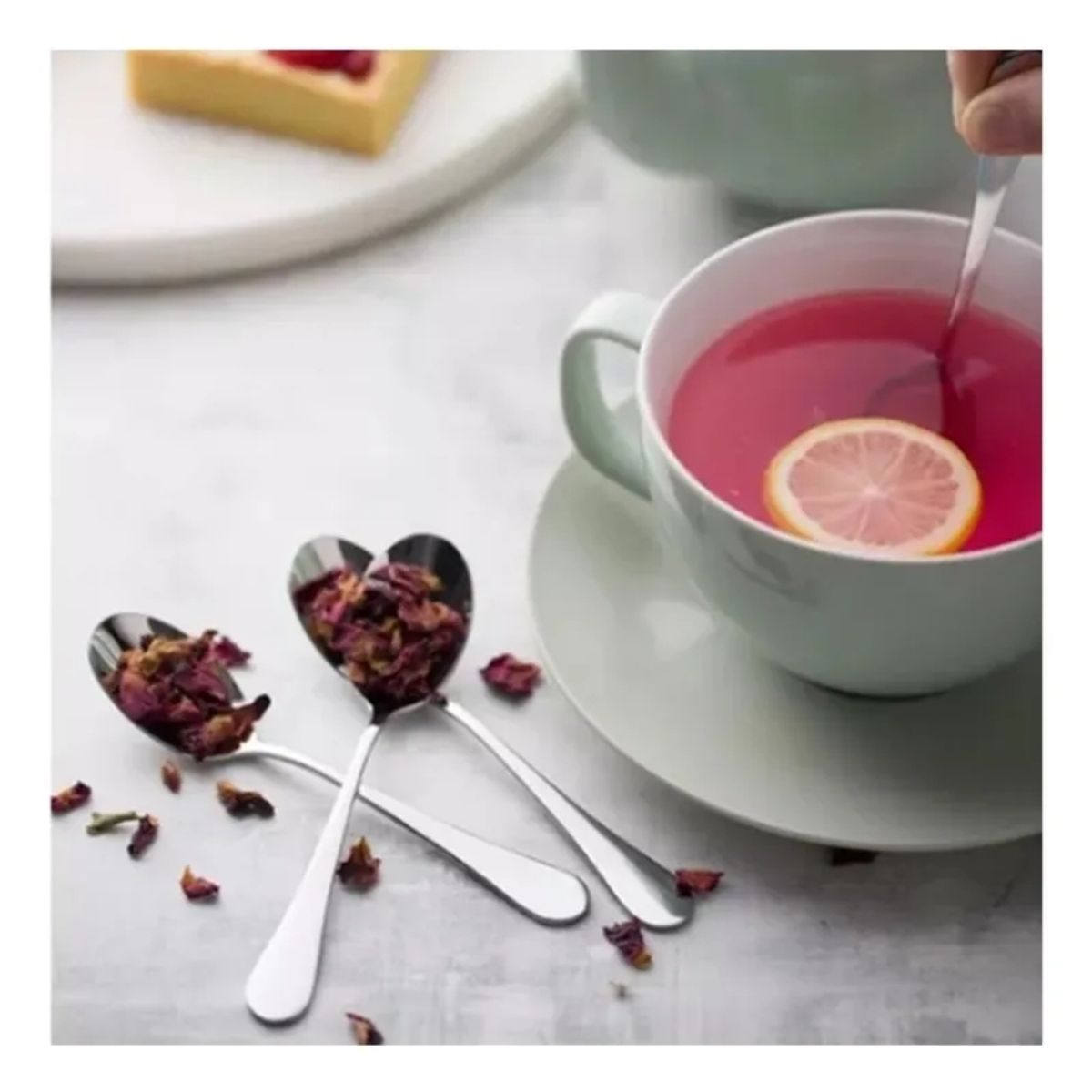 GENERICO - Pack 12 Cucharas De Café Acero Inoxidable 10 cm.