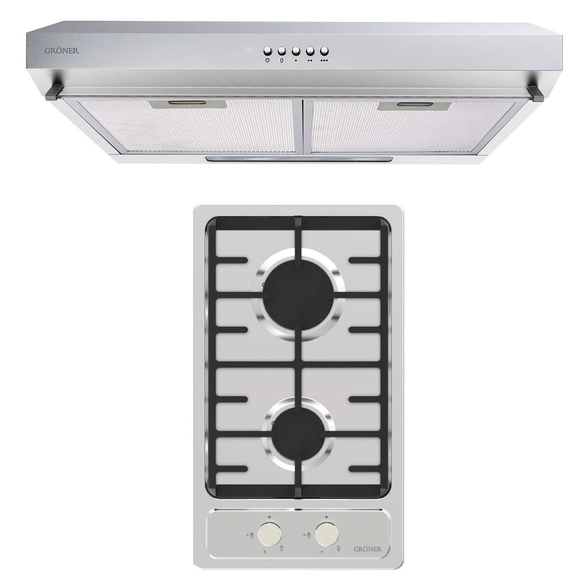 GRONER - Kit Inox Gas 2Q