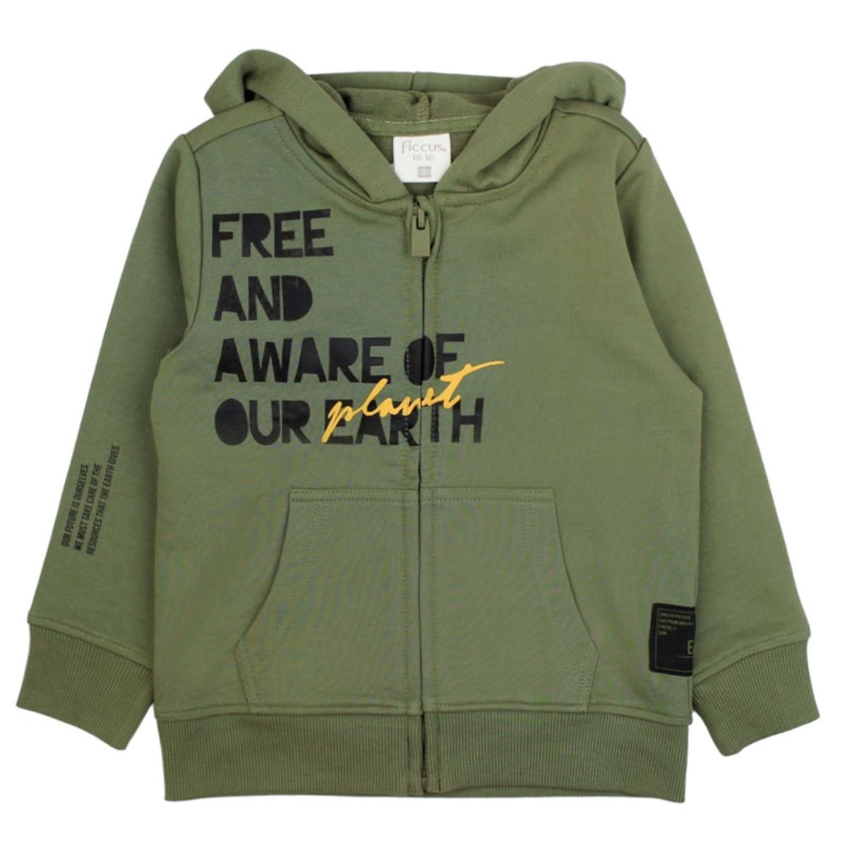 FICCUS - Polerón Kids Niño Earth Verde