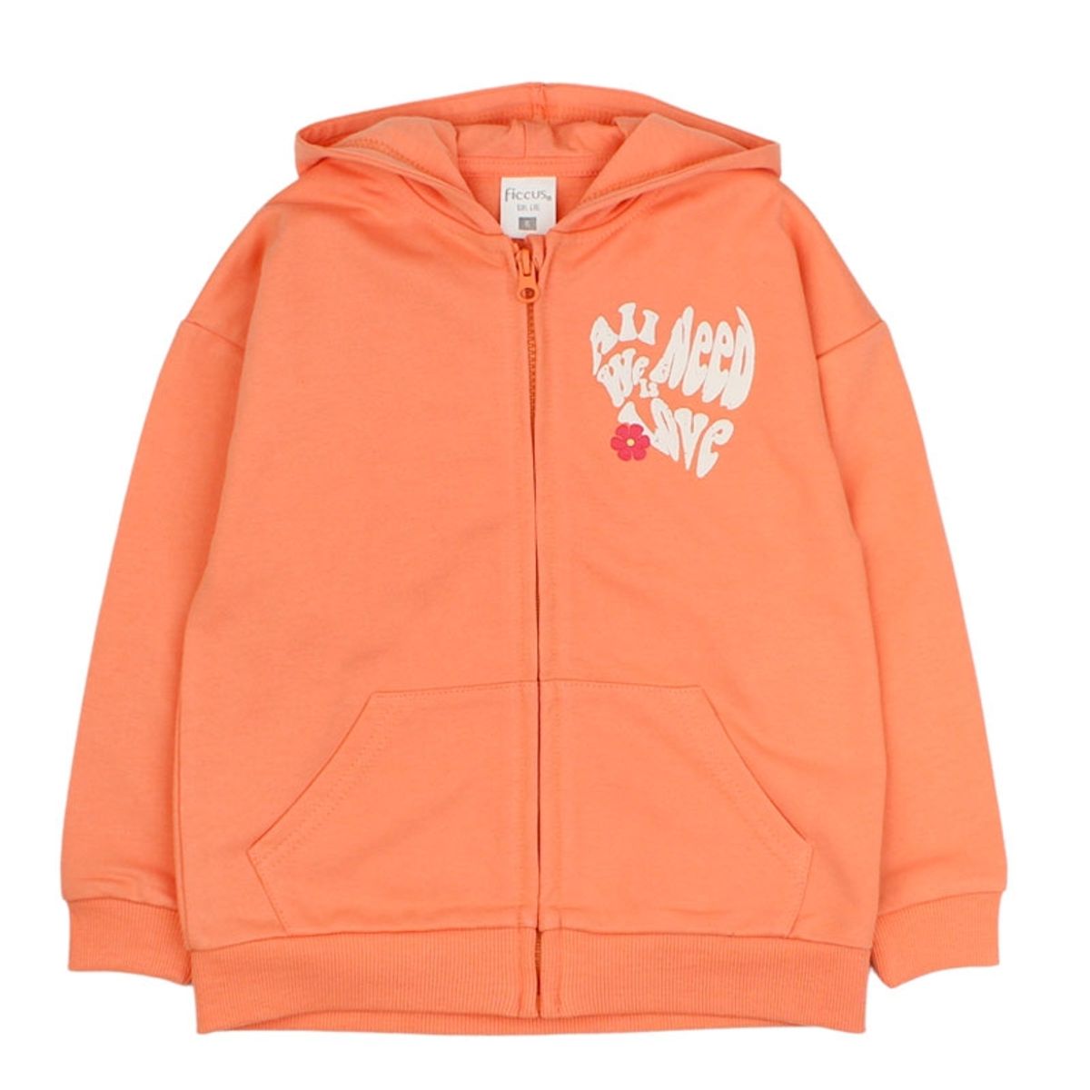 FICCUS - Polerón Kids Niña Oasis Naranjo