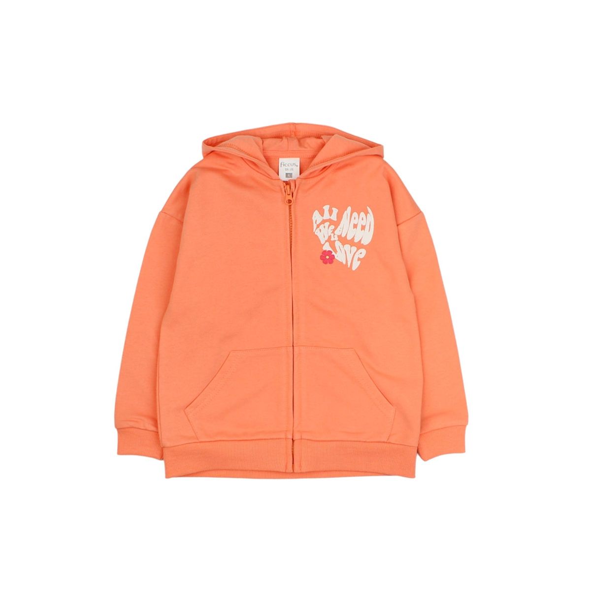 FICCUS - Polerón Kids Niña Oasis Naranjo