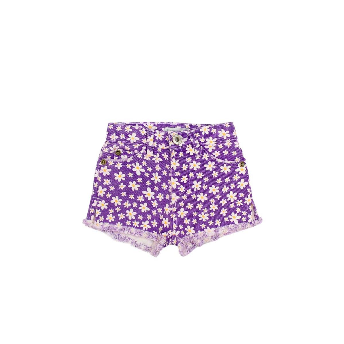 FICCUS - Short Bebé Niña Oasis Morado