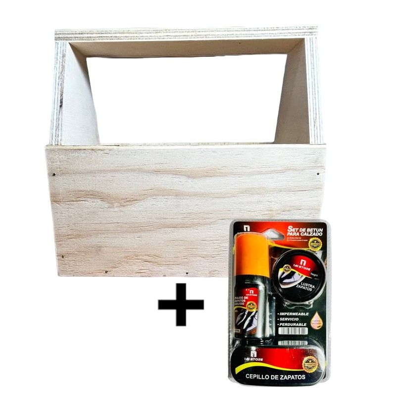 GENERICO - LUSTRIN PARA CALZADOS INCLUYE REGALO SET DE LIMPIEZA