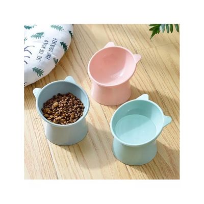 Imagen 2 del producto Cuenco Para Mascotas Inclinado Elevado Gatos Perros Azul