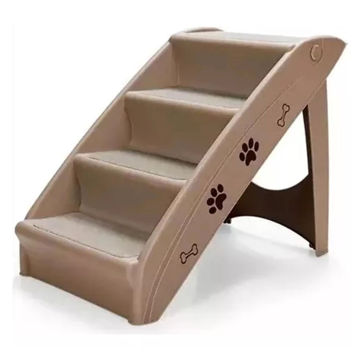 GENERICO - Escalera Plegable 4 Escalones Para Gatos Perros Y Mascotas