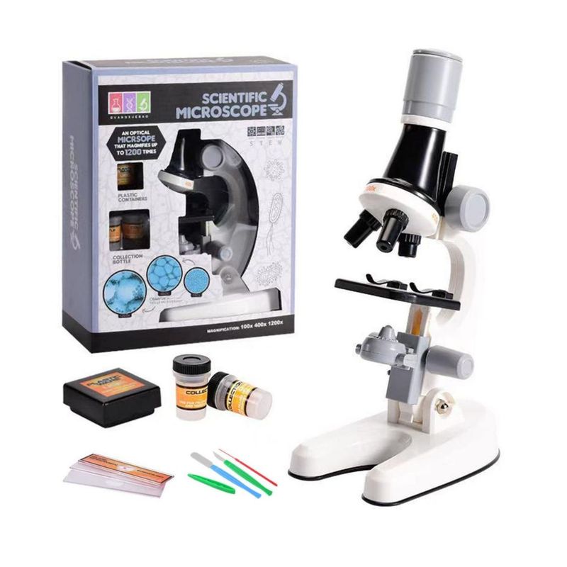IMPORTCLICK - Microscopio Educativo Juguete Niños Y Kit Accesorios