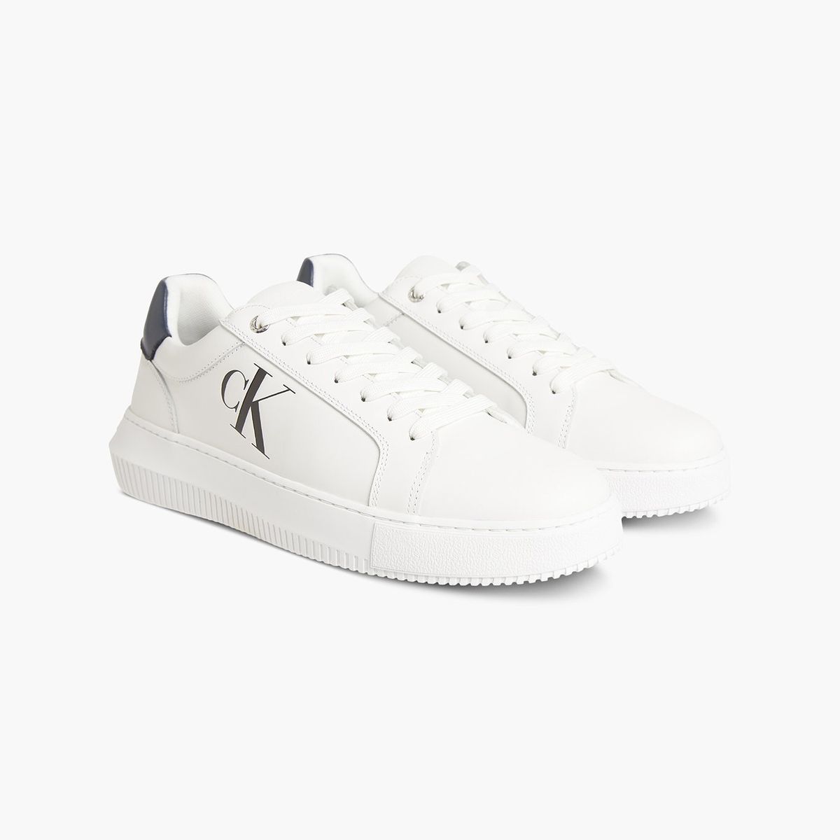 CALVIN KLEIN - Zapatilla Chunky Cupsole Laceup Blanco Calvin Klein