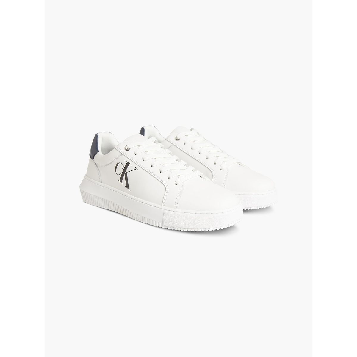 CALVIN KLEIN - Zapatilla Chunky Cupsole Laceup Blanco Calvin Klein