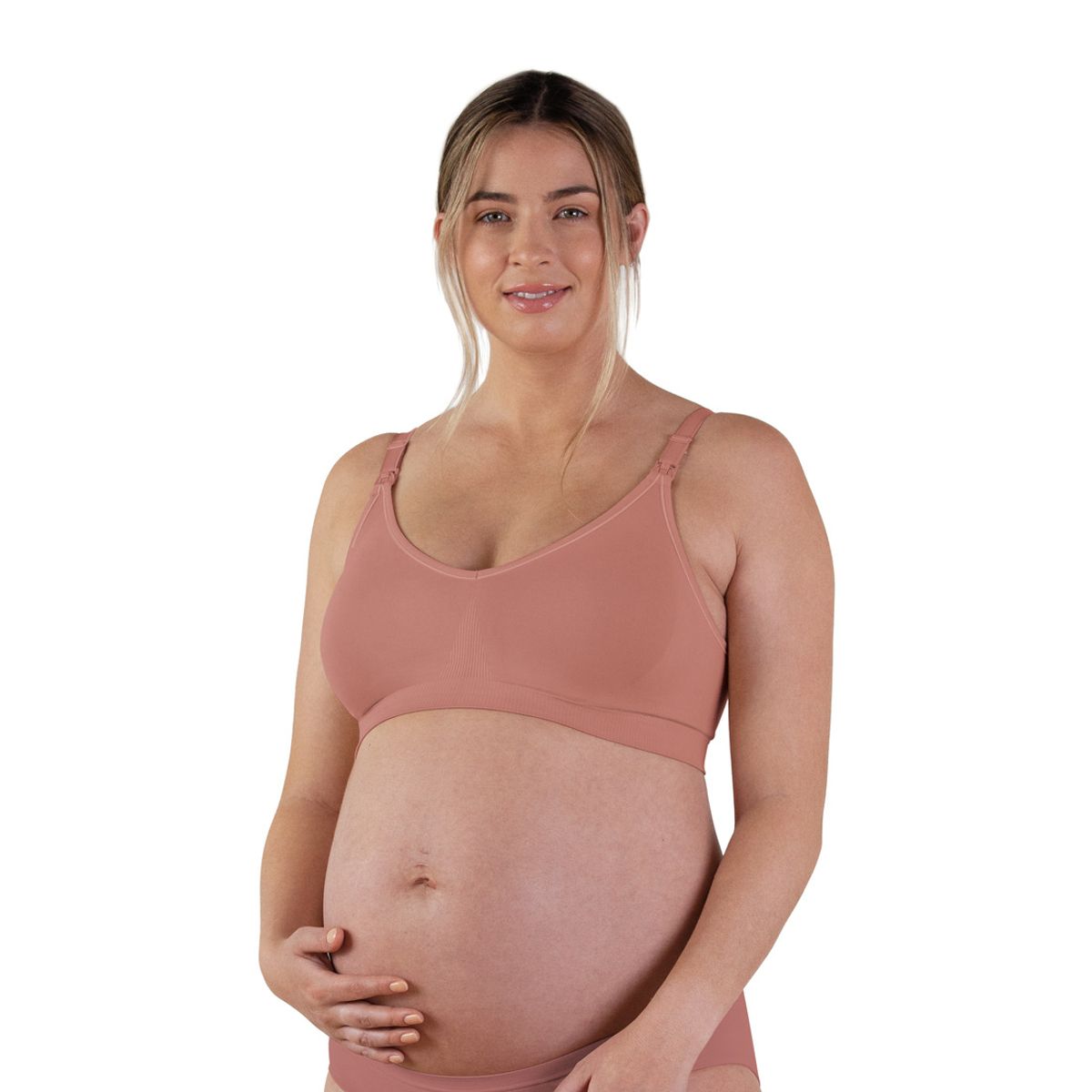 BRAVADO DESIGNS - Sosten Lactancia Body Silk Seamless Roseclay