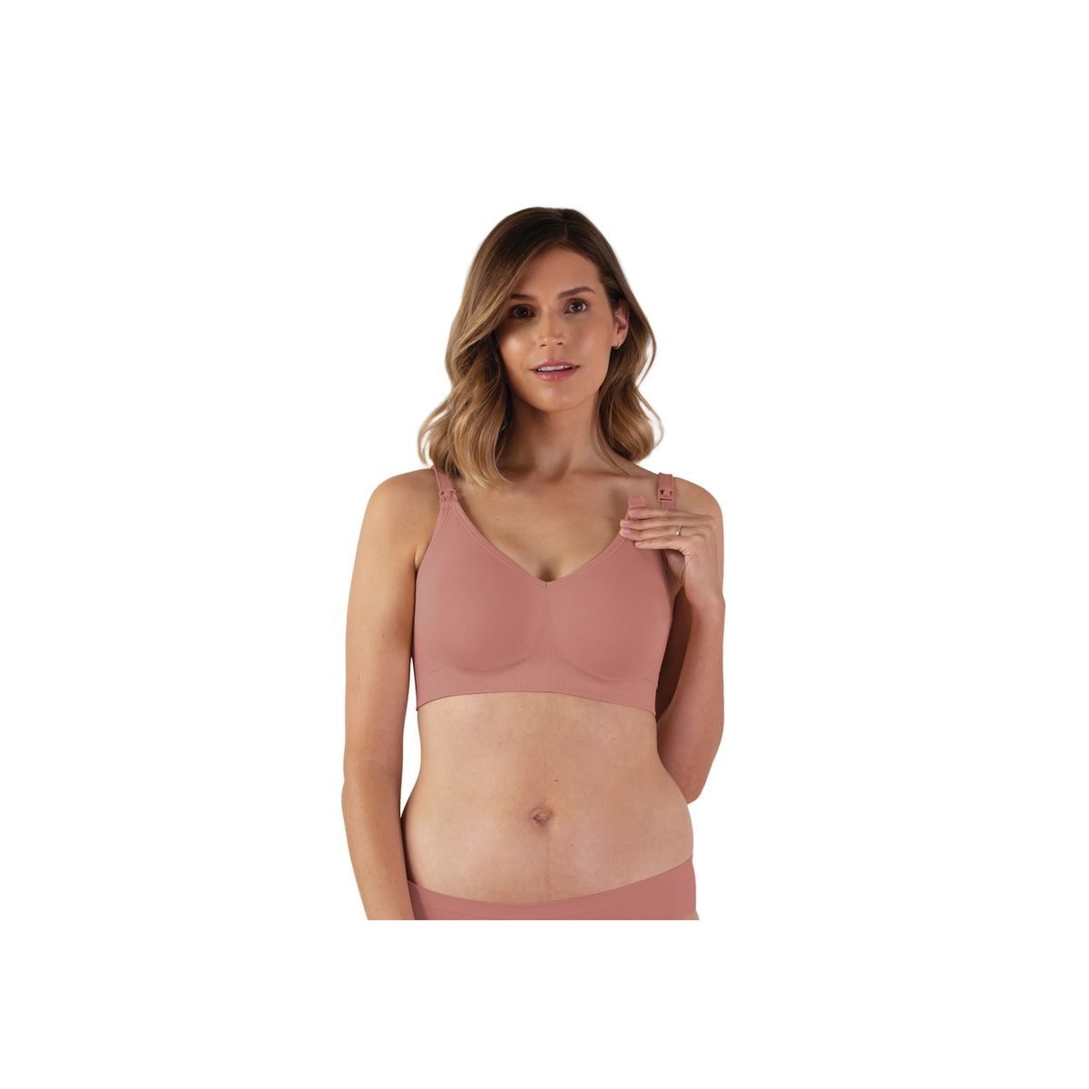 BRAVADO DESIGNS - Sosten Lactancia Body Silk Seamless Roseclay