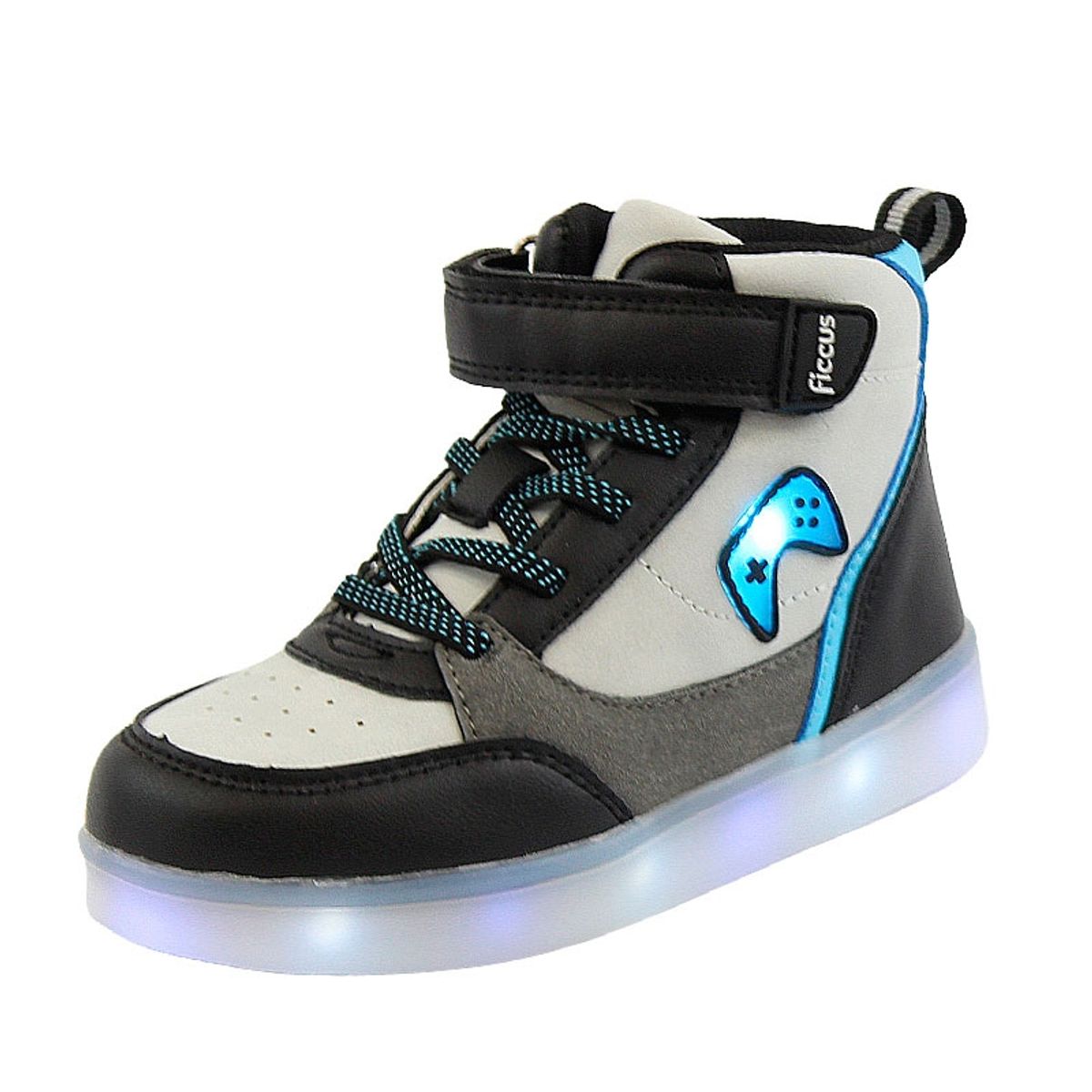 FICCUS - Zapatilla Kids Niño PowerLight Negro