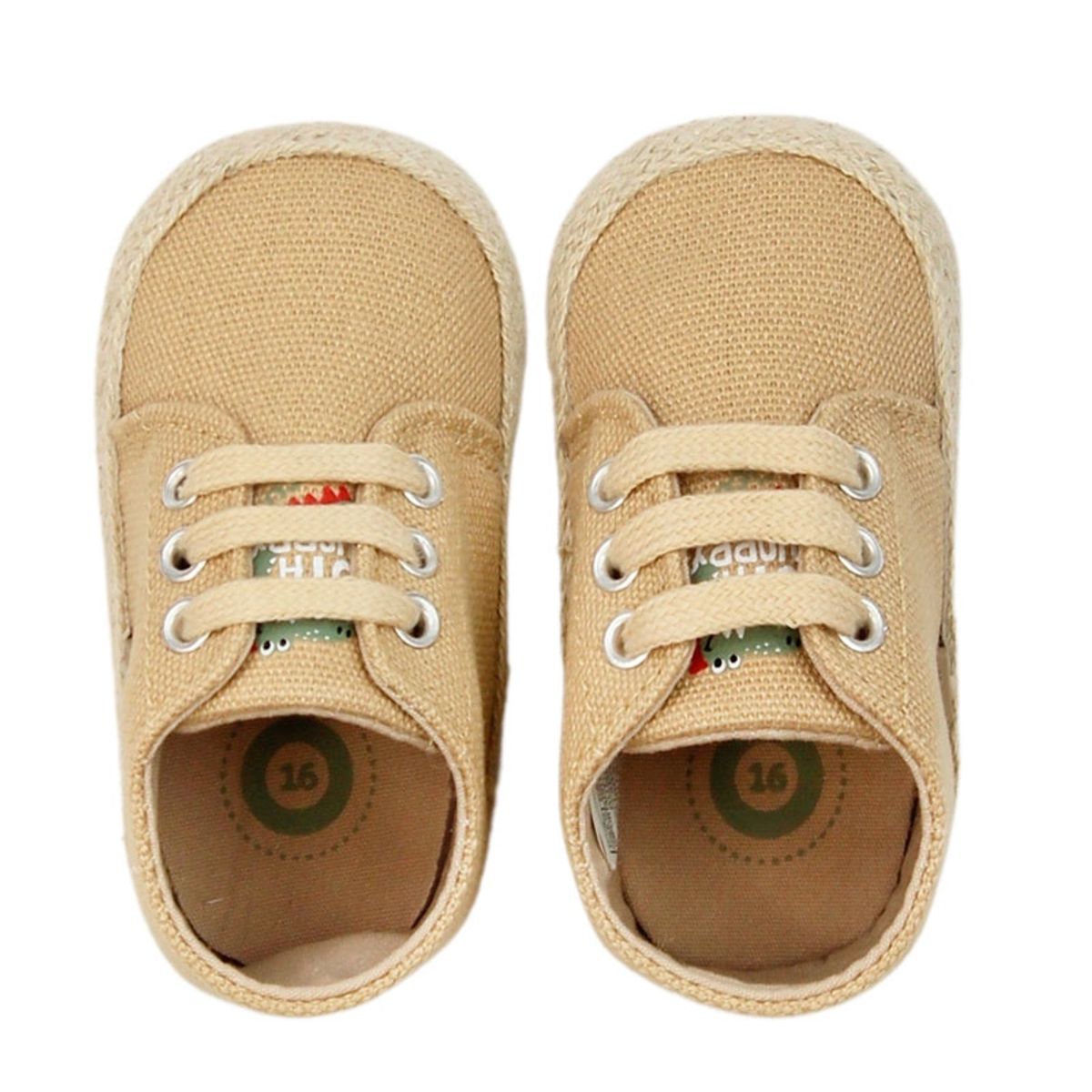 FICCUS - Zapatilla Bebé Niño NewBorn Beige