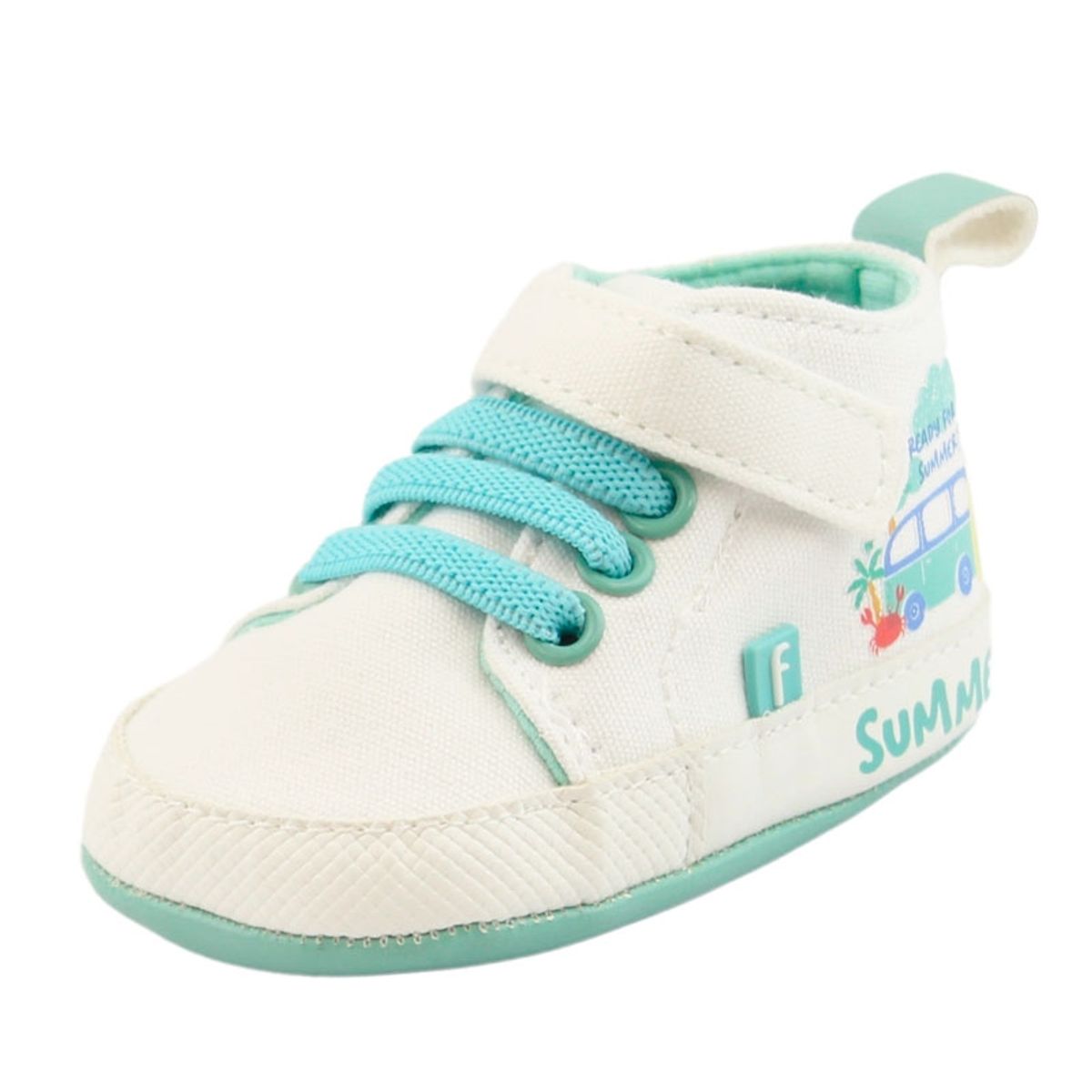 FICCUS - Zapatilla Bebé Niño NewBorn Blanco