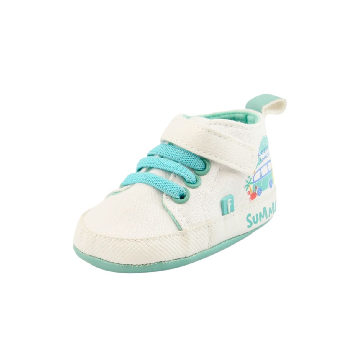 FICCUS - Zapatilla Bebé Niño NewBorn Blanco