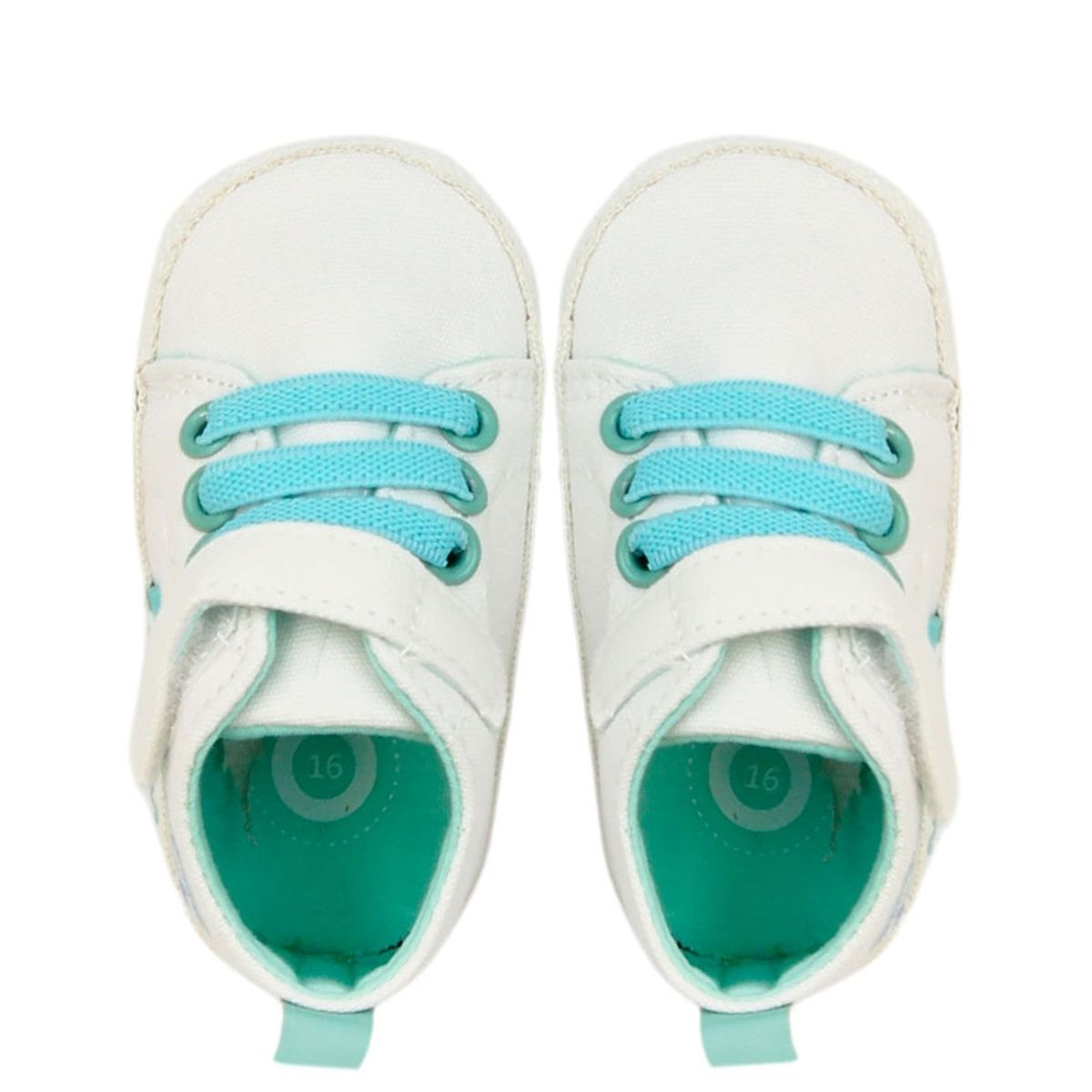 FICCUS - Zapatilla Bebé Niño NewBorn Blanco