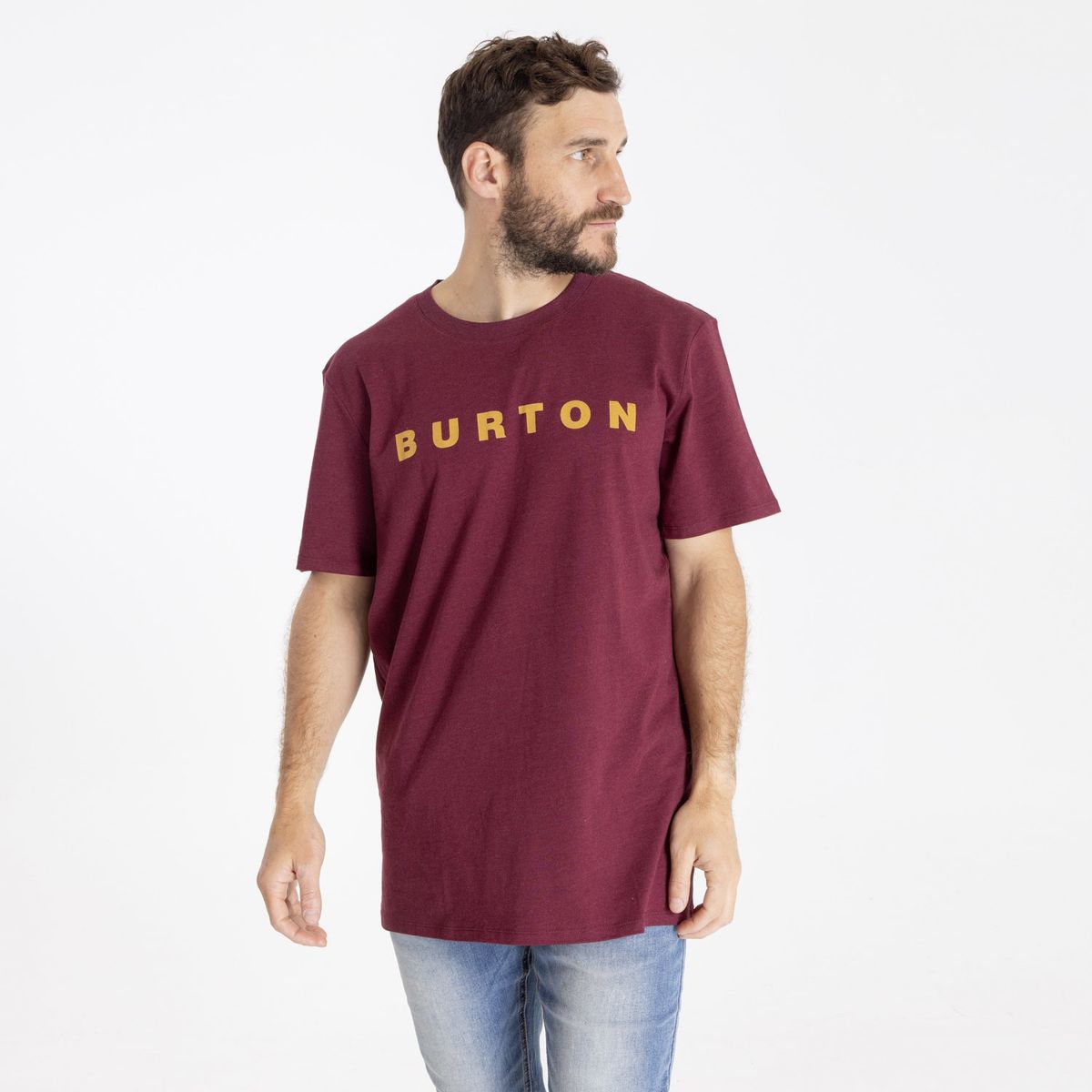 BURTON - Polera Manga Corta Barlogo Rojo Hombre BURTON