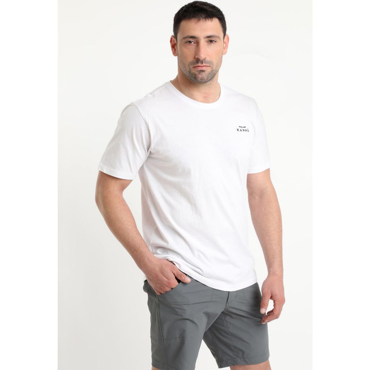 KANNU - Polera Kannu Hombre Blanco KANNU