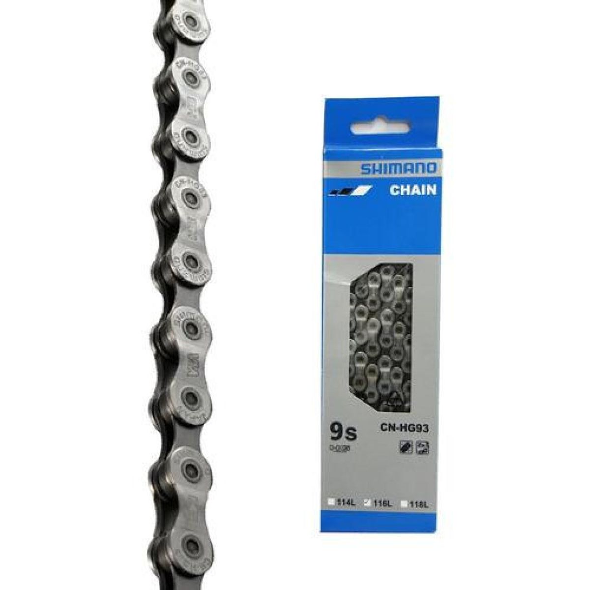 SHIMANO - Cadena Bicicleta Shimano 9 V 116 L Cn-hg93 Alfine S7000/s700