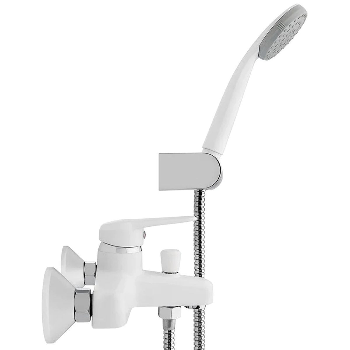 STRETTO - Monomando Para Tina Ducha Color Blanco Modelo Padova Marca Stretto