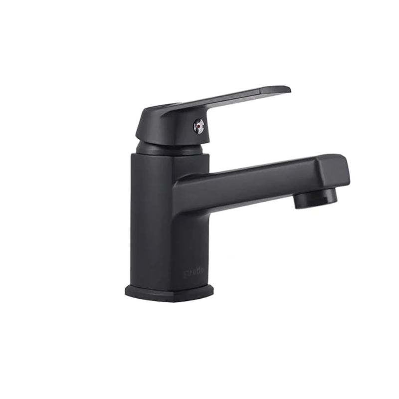 STRETTO - Monomando Lavatorio Llave Grifo Negro Modelo Módena Stretto
