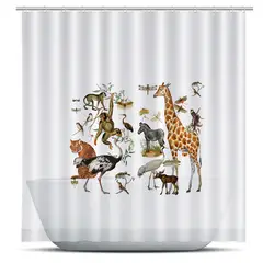 TUYO PRINT - Cortina de Baño Wild -