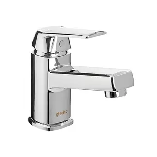 STRETTO - Monomando Lavatorio Llave Grifo Cromo Modelo Módena