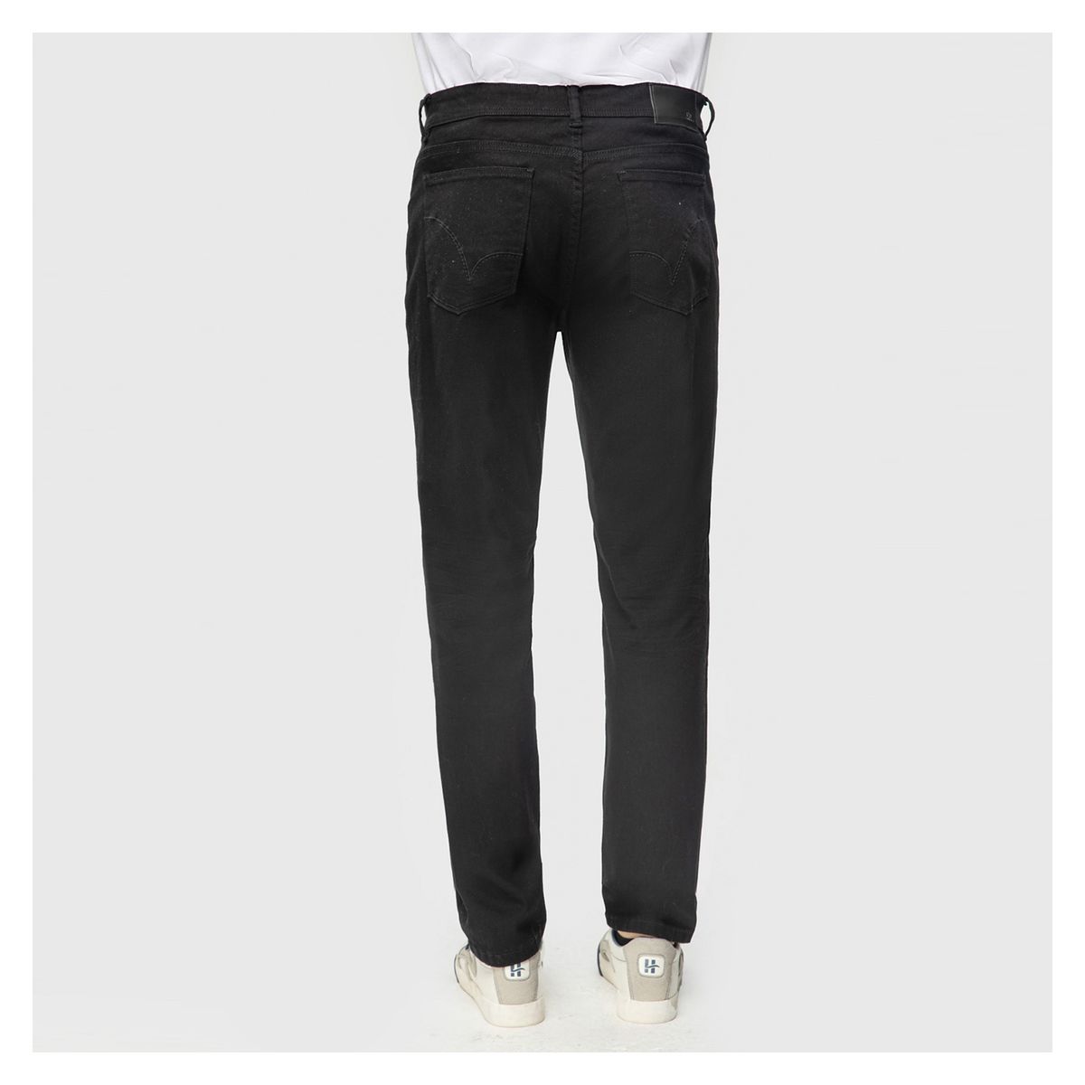 FASHION'S PARK - Jeans Hombre Slim Color Negro Fashion's Park