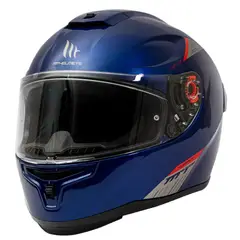 MT - Casco FF114 Hummer Solid A7 Azul Brillo