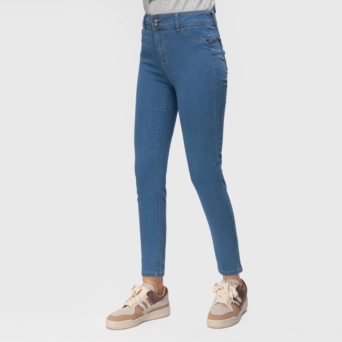 FASHION'S PARK - Jeans Mujer Skinny Push Up Jeny Azul Fashion's Park