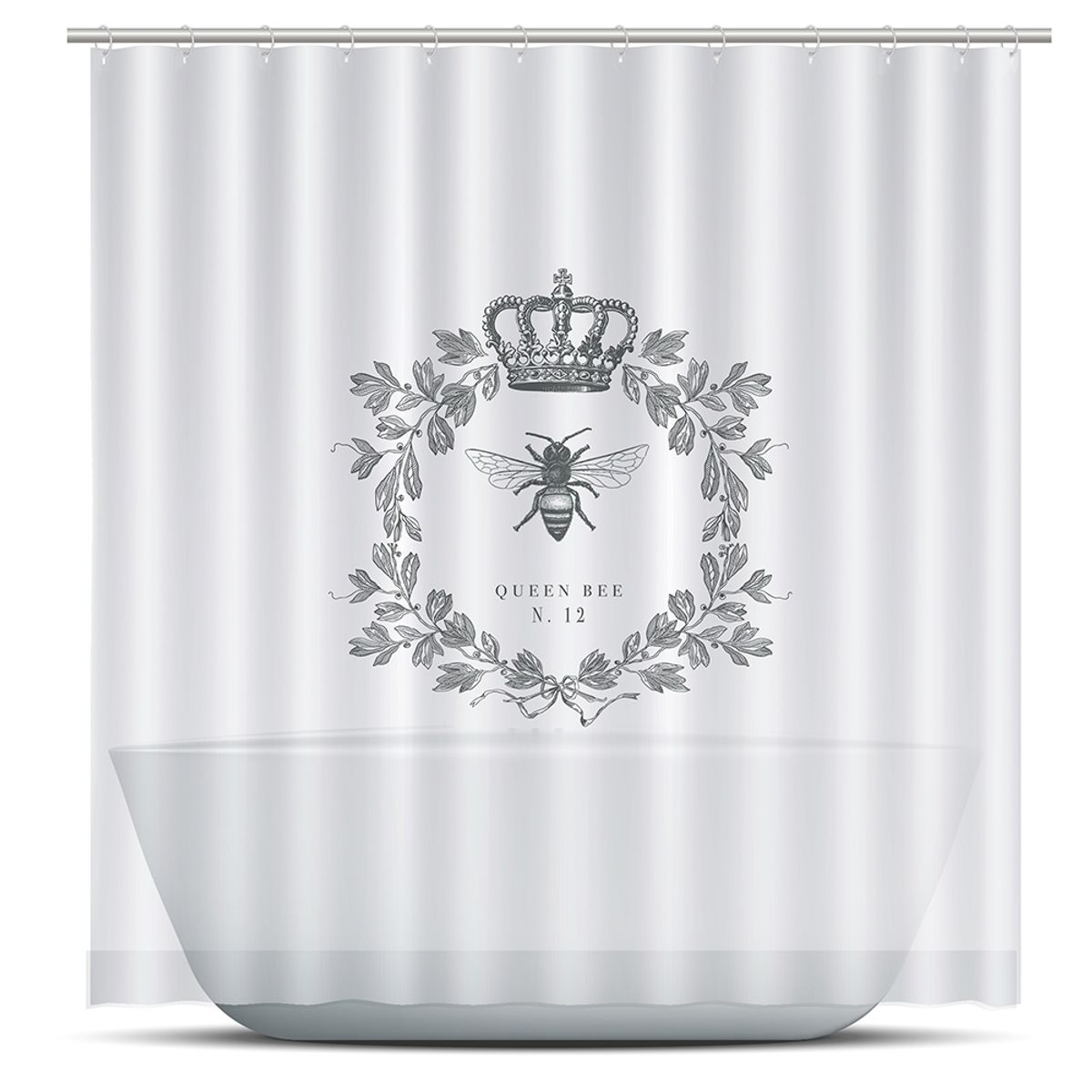 TUYO PRINT - Cortina de Baño Abeja Reina - Tuyo Print