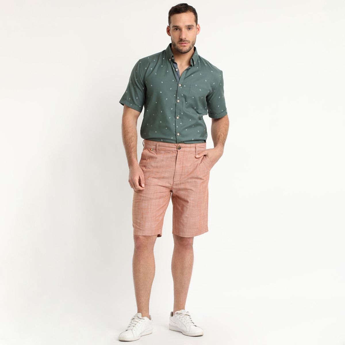 TRUVAL - Bermuda Fantasía Ladrillo TRUVAL